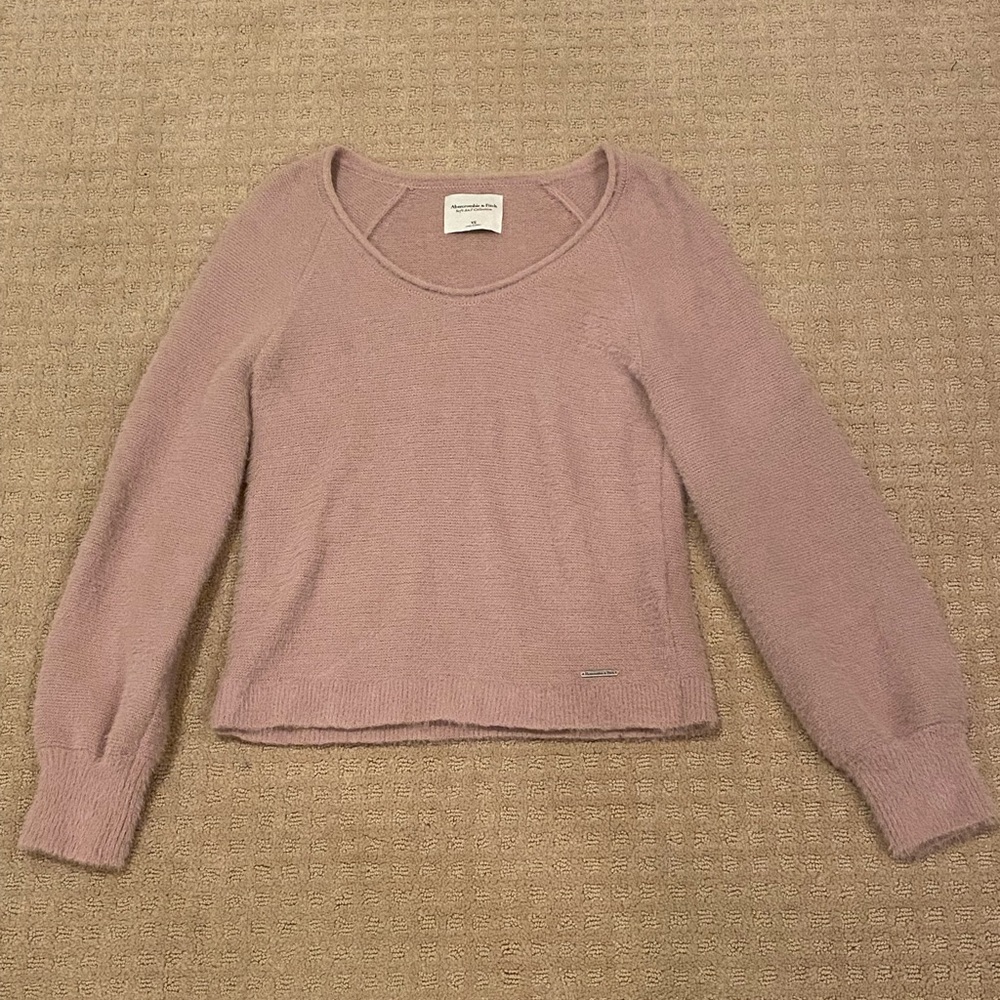 Abercrombie & Fitch Dusty Pink/Purple Sweater